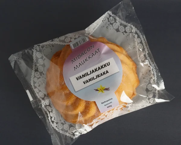 Vaniljakakku Midacon Maukkaat