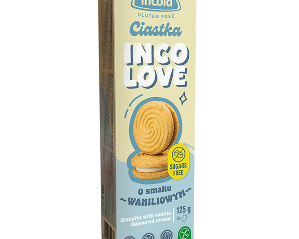 Incola vaniljatäytekeksi 125g (G, L, sokton)