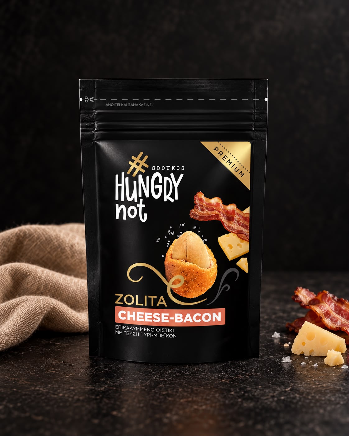 Hungry Not pekoni-juusto 80g